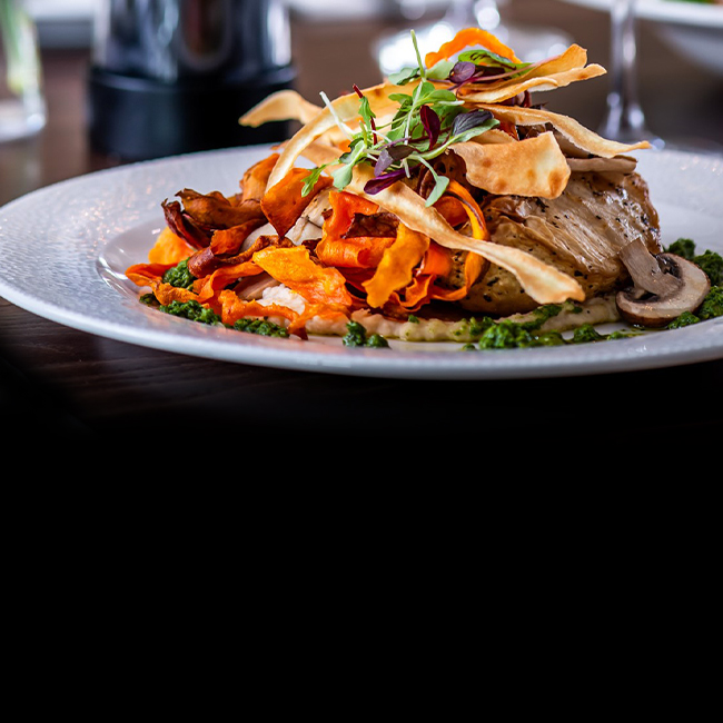 Vegan menu at The Tudor Rose