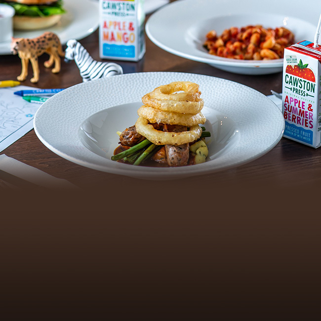 Children's menu at The Tudor Rose