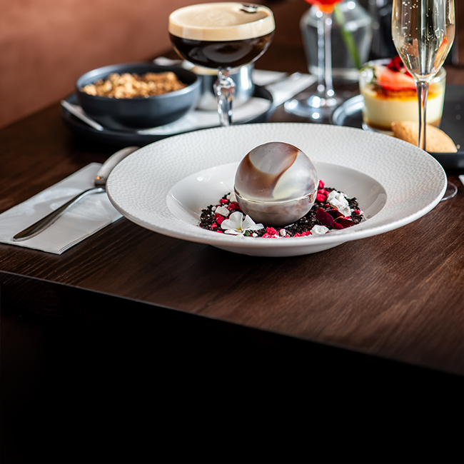 Dessert menu at The Tudor Rose