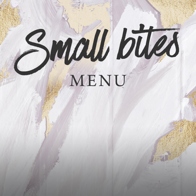 Small Bites menu at The Tudor Rose 